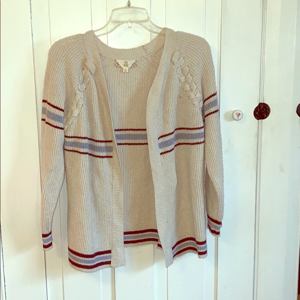 PINK ROSE CARDIGAN